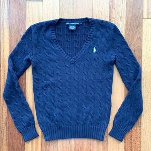 Ralph Lauren navy pullover sweater Size S